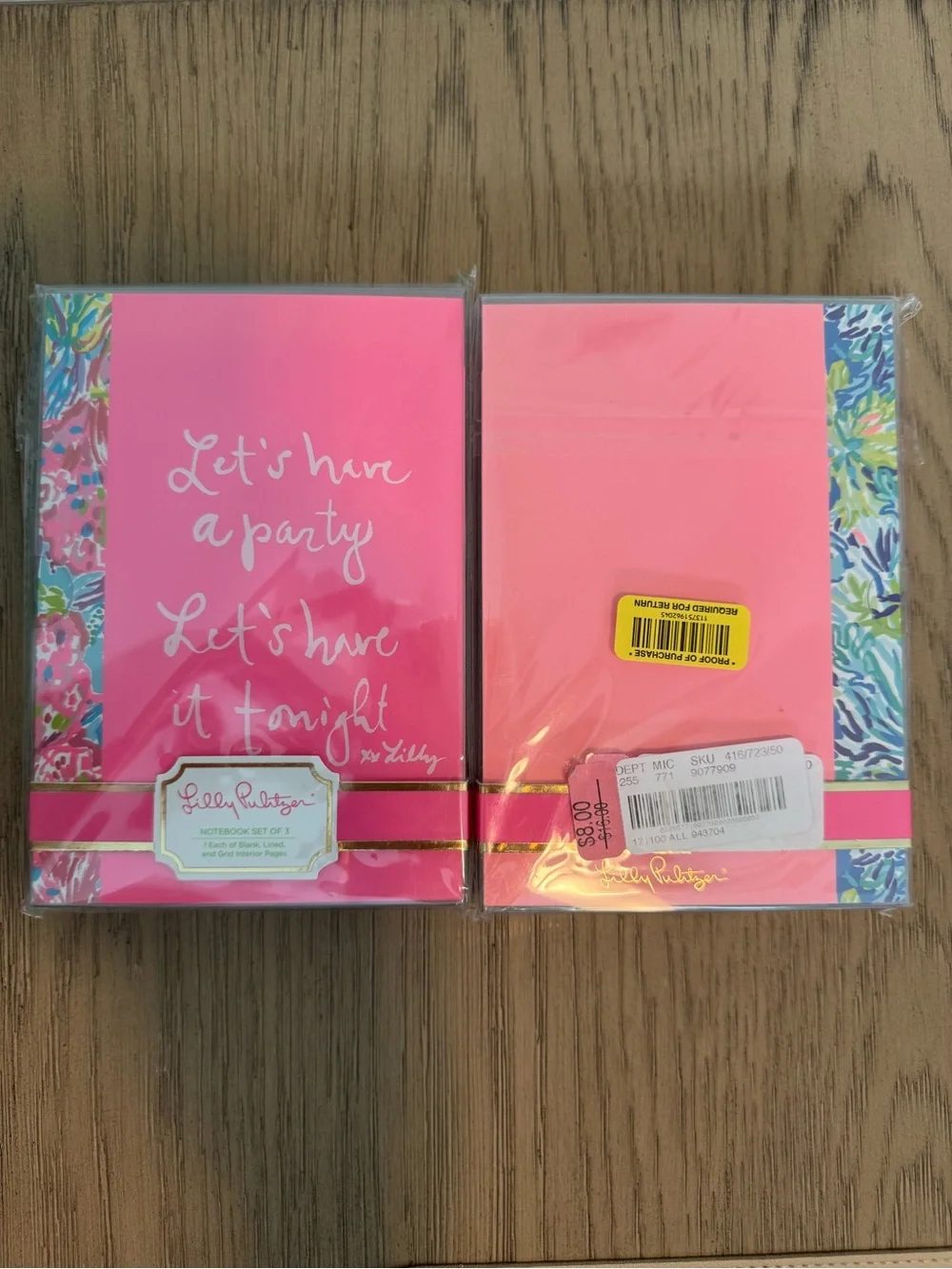 Lilly Pulitzer Notebook Duo